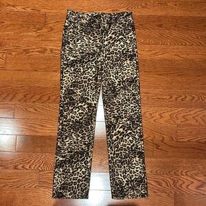 Good American Leopard Print Pants